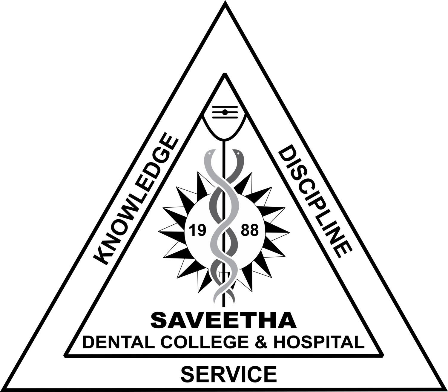 Saveetha Dental College & Hospital logo